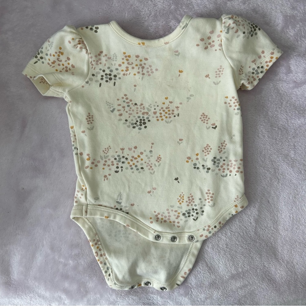 Pehr short sleeve onesie - flower patch